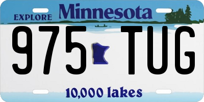 MN license plate 975TUG