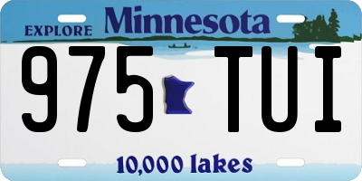 MN license plate 975TUI