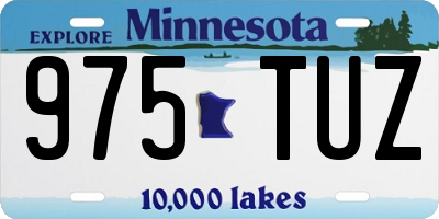 MN license plate 975TUZ