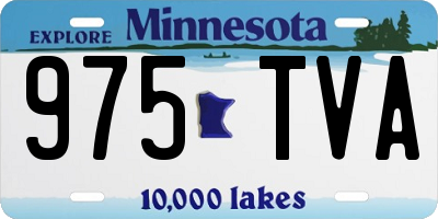 MN license plate 975TVA