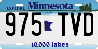 MN license plate 975TVD