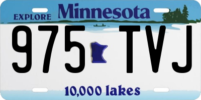 MN license plate 975TVJ