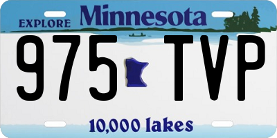 MN license plate 975TVP
