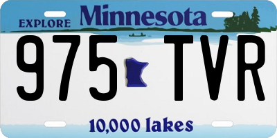 MN license plate 975TVR