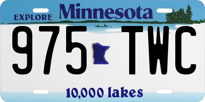 MN license plate 975TWC