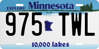 MN license plate 975TWL