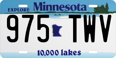 MN license plate 975TWV