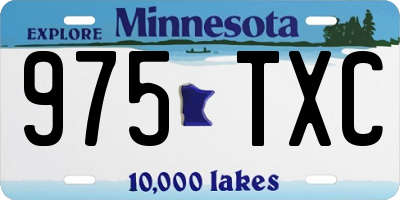 MN license plate 975TXC