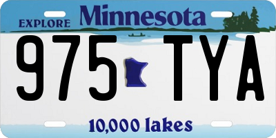 MN license plate 975TYA