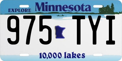 MN license plate 975TYI