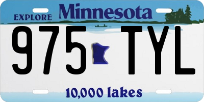 MN license plate 975TYL