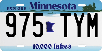 MN license plate 975TYM