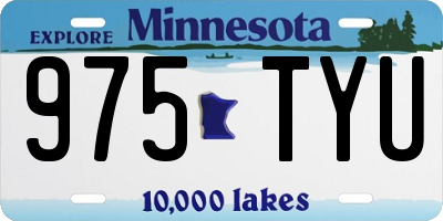 MN license plate 975TYU