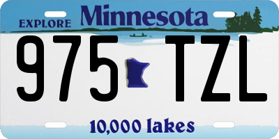 MN license plate 975TZL