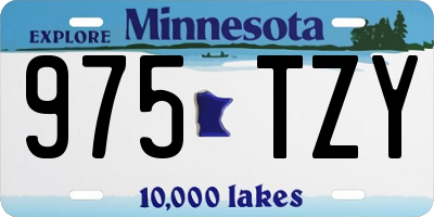 MN license plate 975TZY