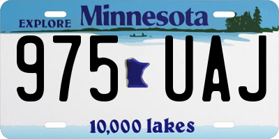 MN license plate 975UAJ