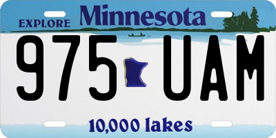 MN license plate 975UAM