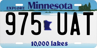MN license plate 975UAT