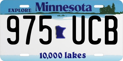 MN license plate 975UCB