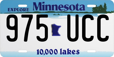 MN license plate 975UCC