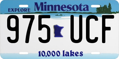 MN license plate 975UCF