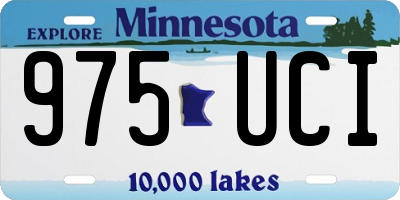 MN license plate 975UCI