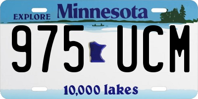 MN license plate 975UCM