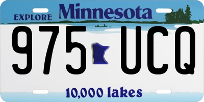 MN license plate 975UCQ