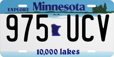 MN license plate 975UCV