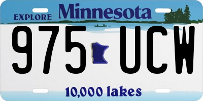 MN license plate 975UCW