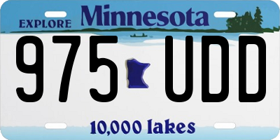 MN license plate 975UDD