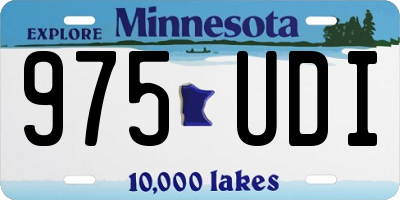 MN license plate 975UDI