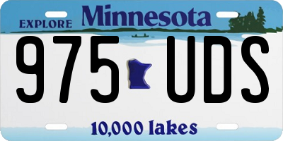 MN license plate 975UDS