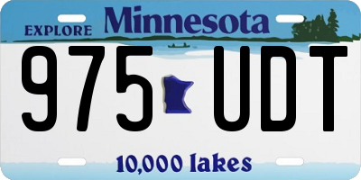 MN license plate 975UDT