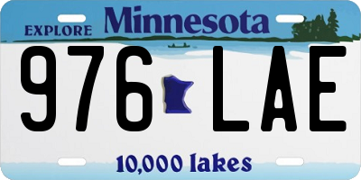 MN license plate 976LAE