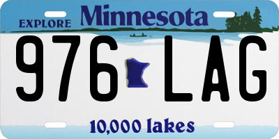 MN license plate 976LAG