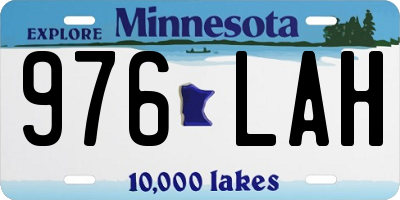 MN license plate 976LAH