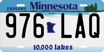 MN license plate 976LAQ