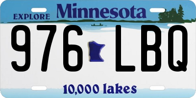 MN license plate 976LBQ