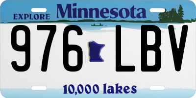 MN license plate 976LBV