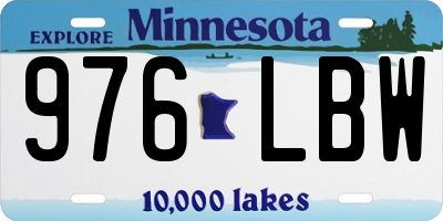 MN license plate 976LBW