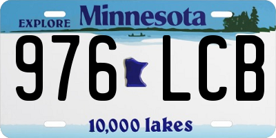 MN license plate 976LCB
