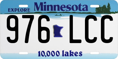 MN license plate 976LCC