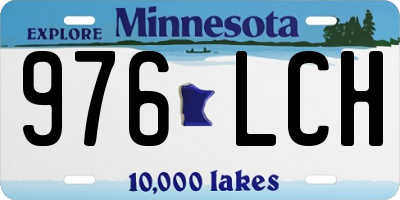 MN license plate 976LCH