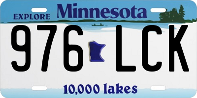 MN license plate 976LCK