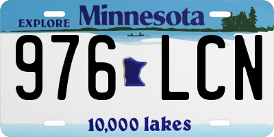 MN license plate 976LCN