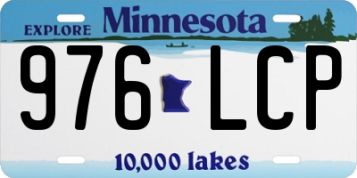 MN license plate 976LCP