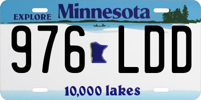 MN license plate 976LDD