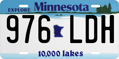 MN license plate 976LDH