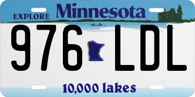 MN license plate 976LDL